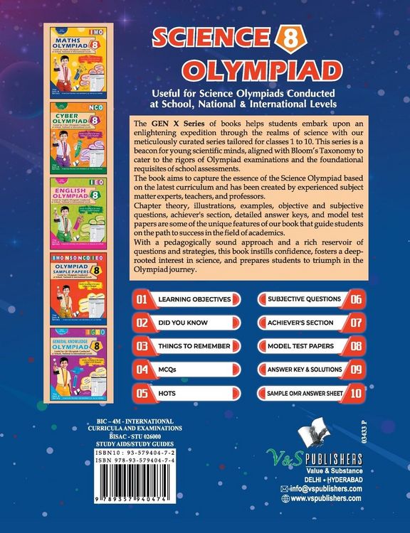 Produktbild: National Science Olympiad - Class 8 (With OMR Sheets)