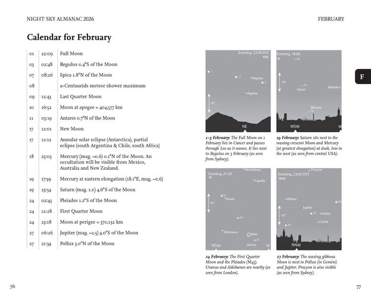 Produktbild: Night Sky Almanac 2026