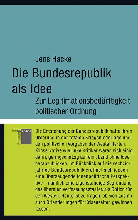 Produktbild: Die Bundesrepublik als Idee