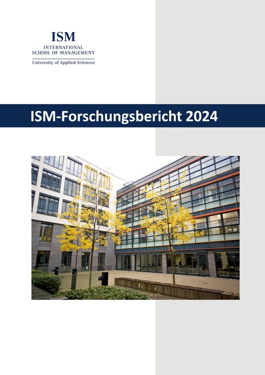 Produktbild: ISM-Forschungsbericht 2024