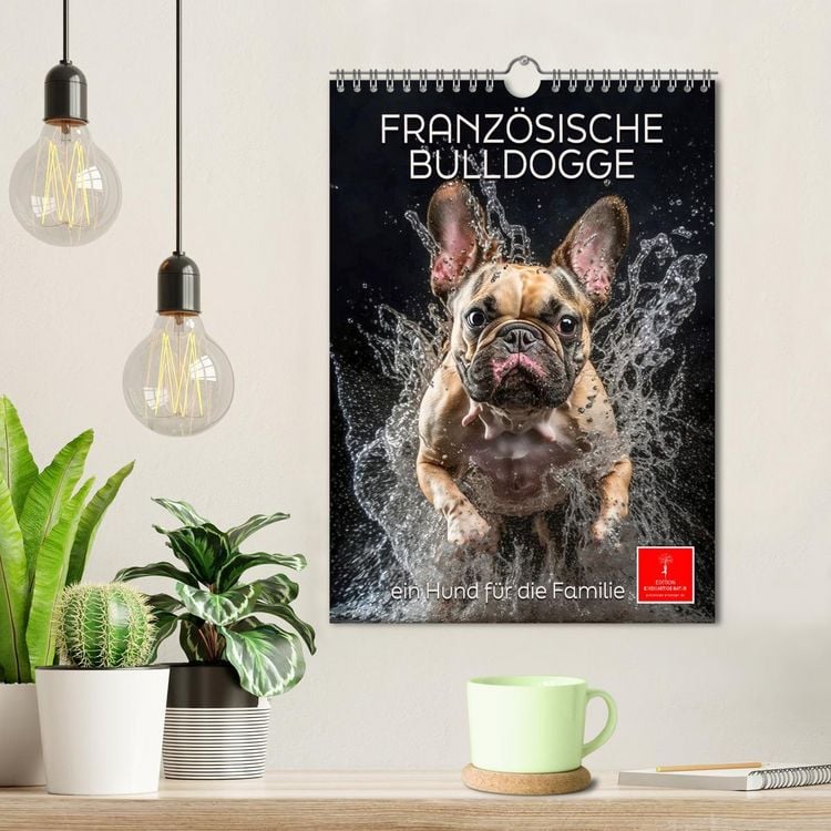 Produktbild: Franz&ouml;sische Bulldogge - ein Hund f&uuml;r die Familie (Wandkalender 2026 DIN A4 hoch), CALVENDO Monatskalender