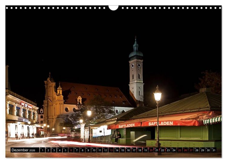 Produktbild: M&uuml;nchen - Die Sch&ouml;ne (Wandkalender 2026 DIN A3 quer), CALVENDO Monatskalender