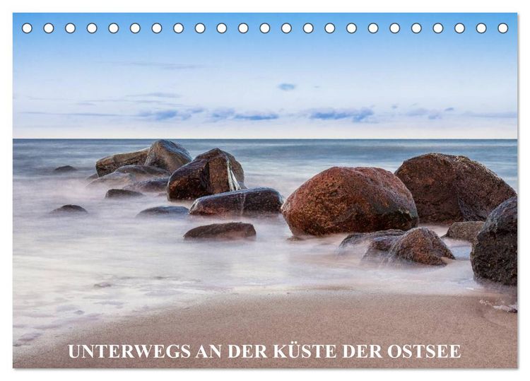 Produktbild: Unterwegs an der K&uuml;ste der Ostsee (Tischkalender 2026 DIN A5 quer), CALVENDO Monatskalender