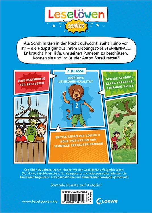 Produktbild: Lesel&ouml;wen Comics 2. Klasse - Auf geheimer Game-Mission