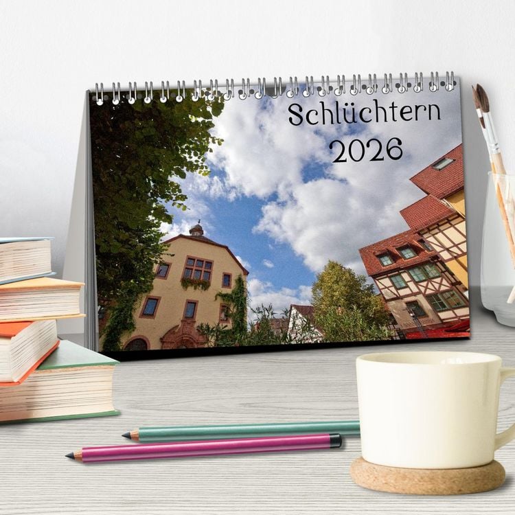 Produktbild: Schl&uuml;chtern 2026 (Tischkalender 2026 DIN A5 quer), CALVENDO Monatskalender