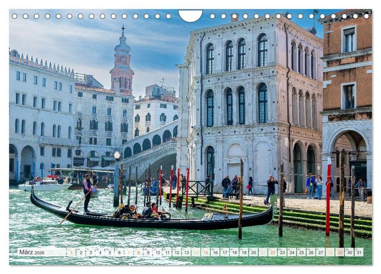 Produktbild: ItalienReise Venedig Chioggia Comacchio (Wandkalender 2026 DIN A4 quer), CALVENDO Monatskalender