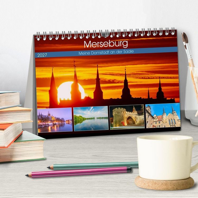Produktbild: Merseburg - Meine Domstadt an der Saale (Tischkalender 2027 DIN A5 quer), CALVENDO Monatskalender