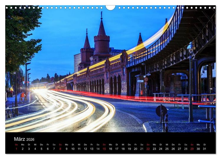Produktbild: Berlin dynmaic (Wandkalender 2026 DIN A3 quer), CALVENDO Monatskalender
