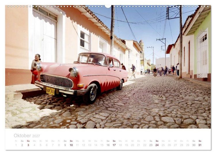 Produktbild: Cuba (hochwertiger Premium Wandkalender 2027 DIN A2 quer), Kunstdruck in Hochglanz