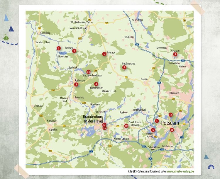 Produktbild: Havelland. Radeln f&uuml;r die Seele