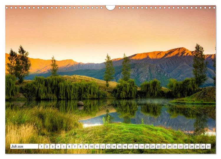 Produktbild: Neuseeland. Traumhafte Naturlandschaften (Wandkalender 2026 DIN A3 quer), CALVENDO Monatskalender