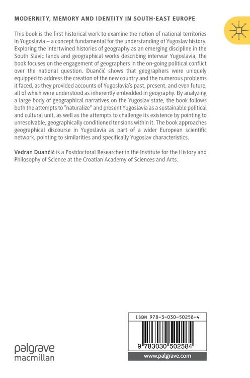 Produktbild: Geography and Nationalist Visions of Interwar Yugoslavia