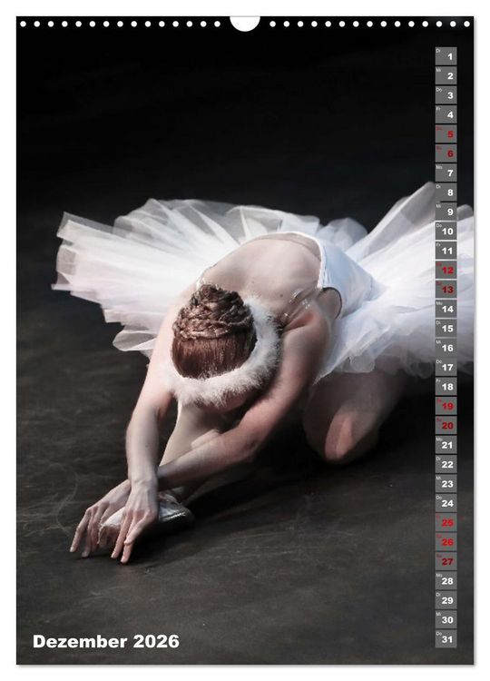 Produktbild: Sinneseindruck Ballett (Wandkalender 2026 DIN A3 hoch), CALVENDO Monatskalender