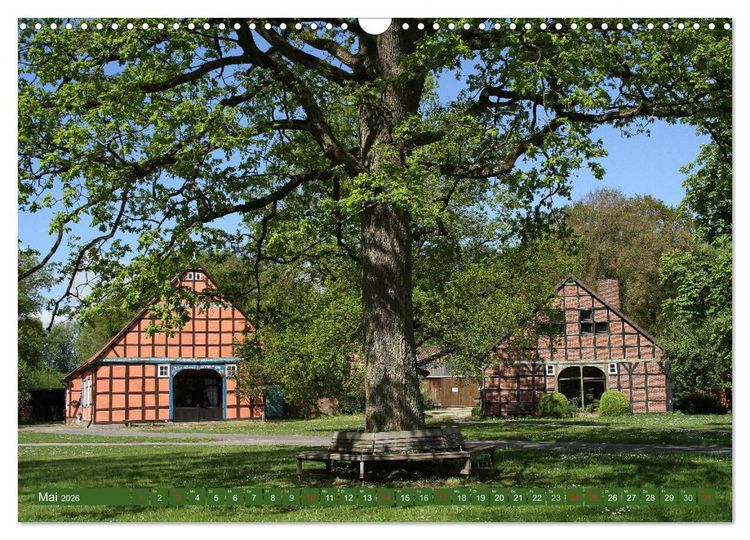Produktbild: Hannoversches Wendland Vertr&auml;umtes Landleben (Wandkalender 2026 DIN A3 quer), CALVENDO Monatskalender