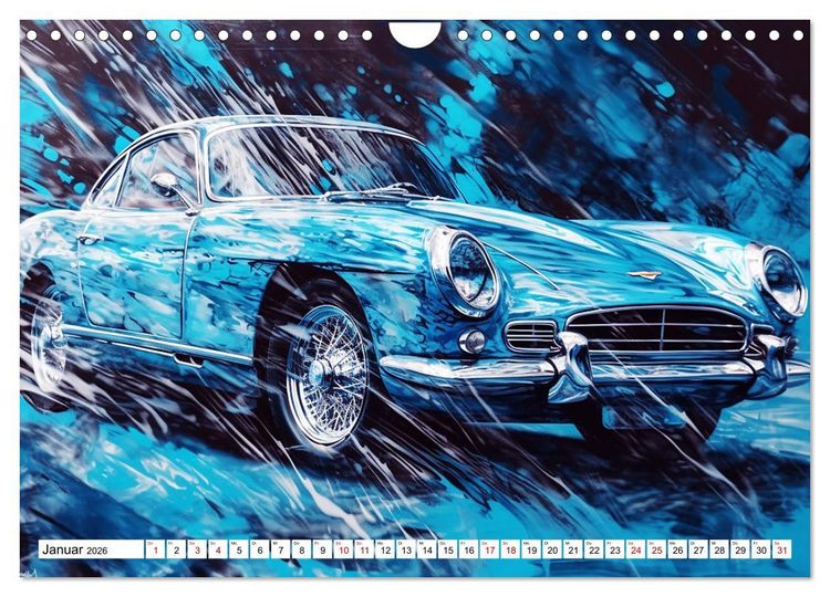 Produktbild: Neon Speed (Wandkalender 2026 DIN A4 quer), CALVENDO Monatskalender