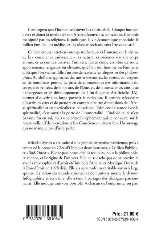 Produktbild: Dialogue avec univers conscienc