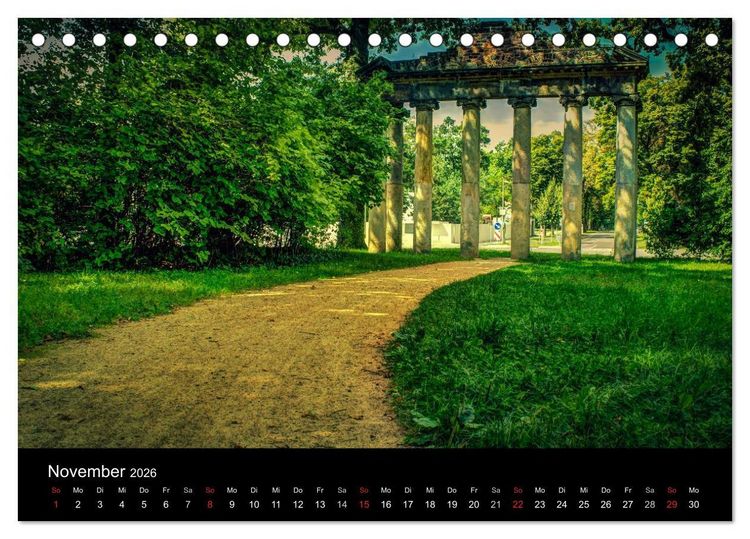 Produktbild: Dessau - Kulturlandschaft (Tischkalender 2026 DIN A5 quer), CALVENDO Monatskalender