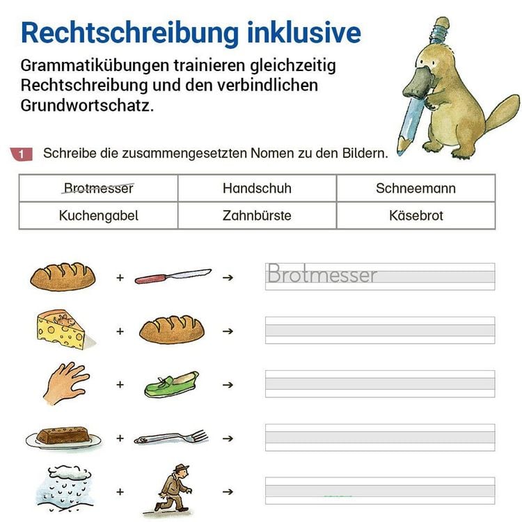 Produktbild: Grammatik mit Rico Schnabel, Klasse 2