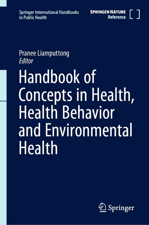 Produktbild: Handbook of Concepts in Health, Health Behavior and Environmental Health