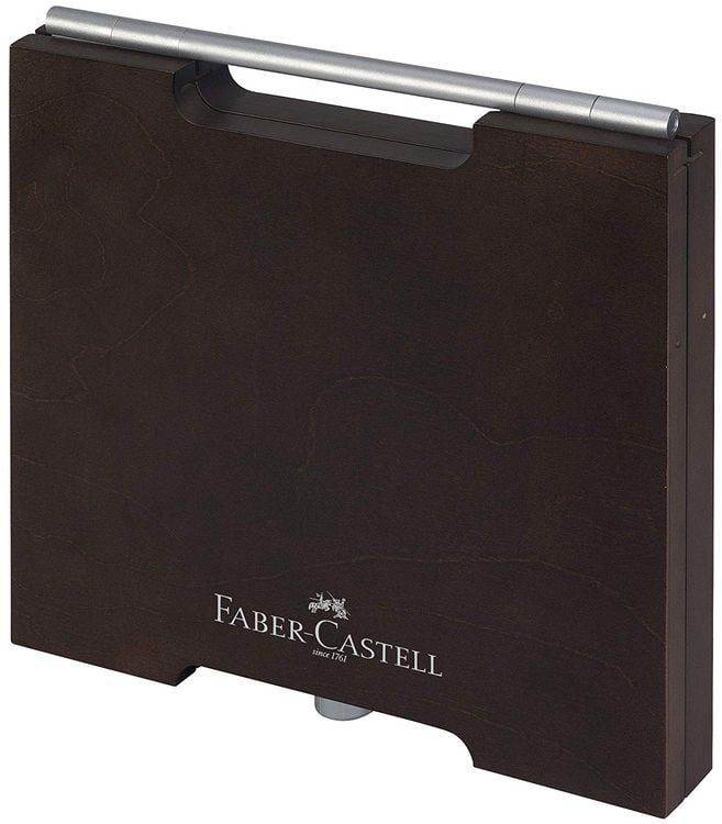Produktbild: Faber-Castell K&uuml;nstlerfarbstifte Polychromos, 72er Set Holzkoffer