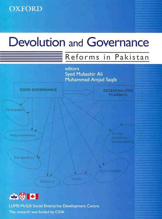 Produktbild: Devolution and Governance: Reforms in Pakistan