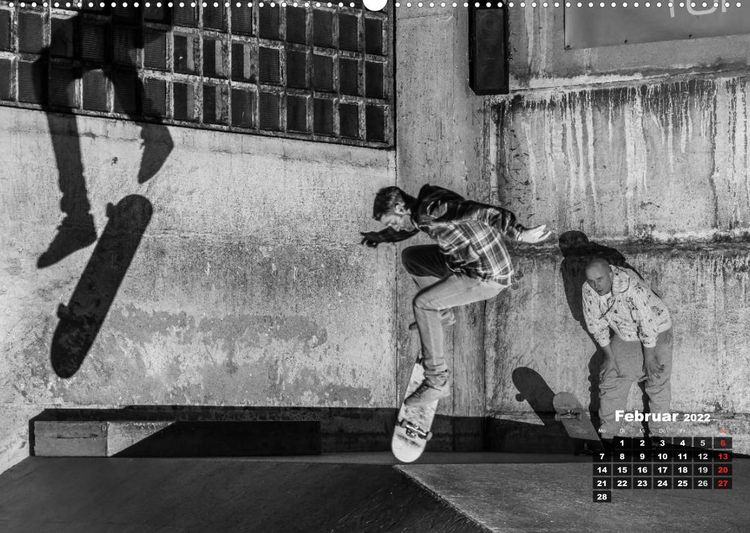 Produktbild: Auf dem Skateboard (Wandkalender 2022 DIN A2 quer)