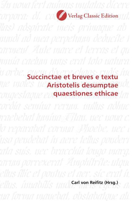 Produktbild: Succinctae et breves e textu Aristotelis desumptae quaestion