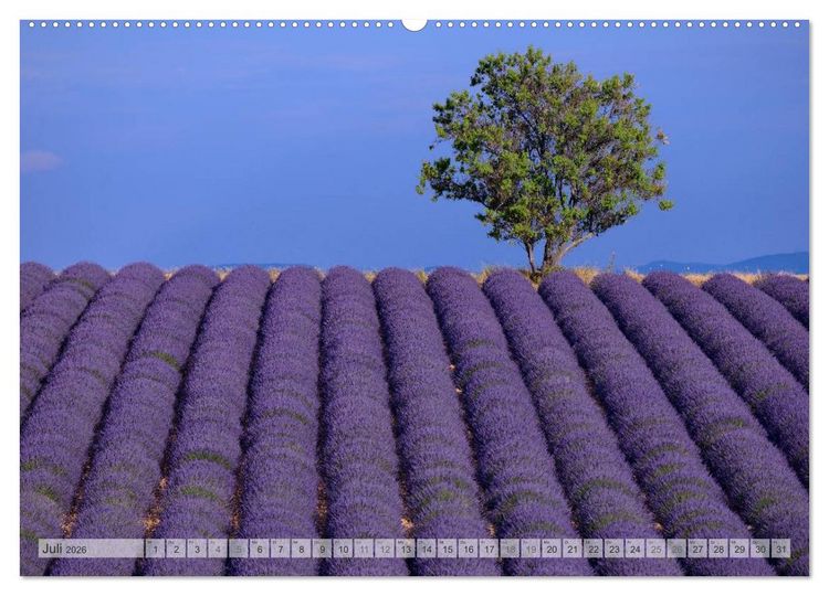 Produktbild: Provence von Christian Heeb (hochwertiger Premium Wandkalender 2026 DIN A2 quer), Kunstdruck in Hochglanz