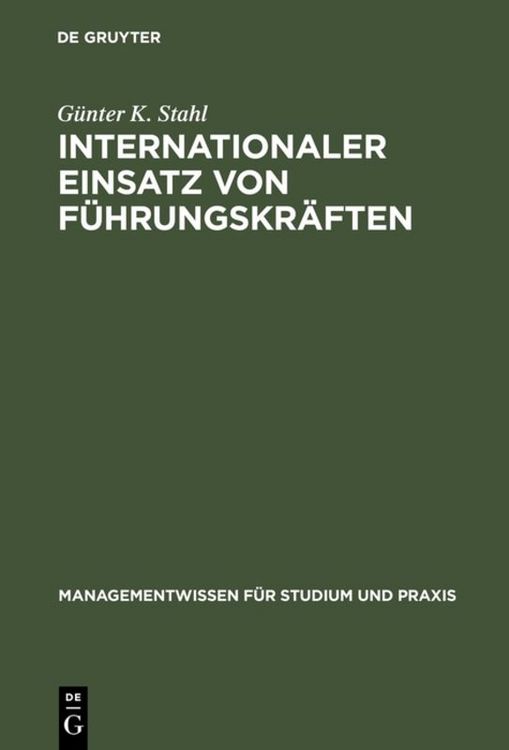 Produktbild: Internationaler Einsatz von F&uuml;hrungskr&auml;ften