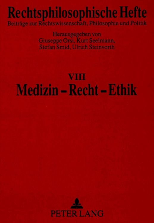Produktbild: Medizin - Recht - Ethik