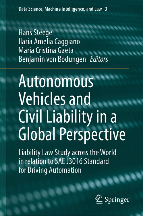 Produktbild: Autonomous Vehicles and Civil Liability in a Global Perspective