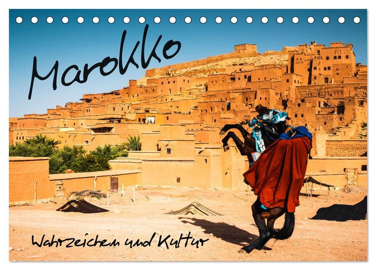 Produktbild: Marokko &ndash; Wahrzeichen und Kultur (Tischkalender 2026 DIN A5 quer), CALVENDO Monatskalender