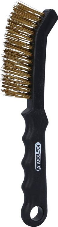 Produktbild: KS Tools 201.2340 Drahtb&uuml;rste Messing 225mm 1St.