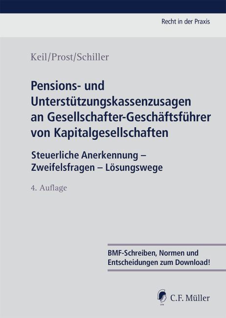 Produktbild: Pensions- und Unterst&uuml;tzungskassenzusagen an Gesellschafter-Gesch&auml;ftsf&uuml;hrer von Kapitalgesellschaften