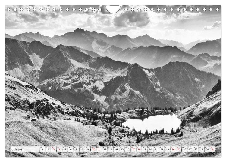 Produktbild: Traumhafte Allg&auml;uer Alpen (Wandkalender 2027 DIN A4 quer), CALVENDO Monatskalender