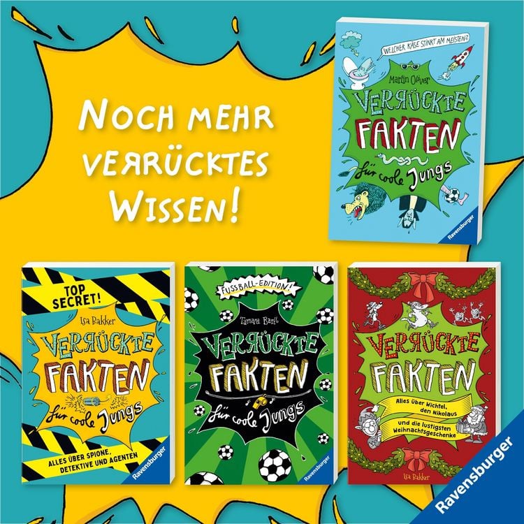 Produktbild: Verr&uuml;ckte Fakten f&uuml;r coole Jungs. Top Secret. Alles &uuml;ber Spione, Detektive und Agenten (Kinderbuch ab 9 Jahre)