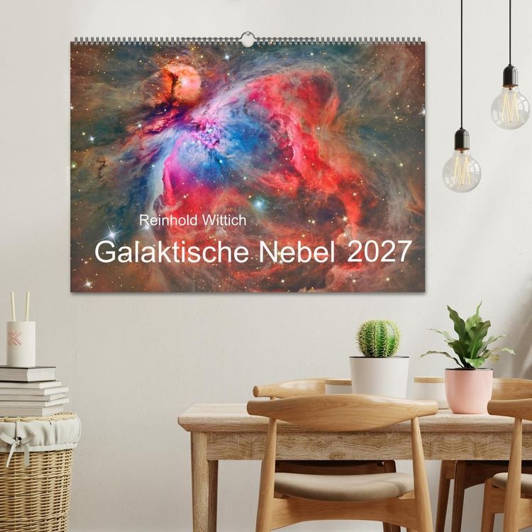 Produktbild: Galaktische Nebel (Wandkalender 2027 DIN A2 quer), CALVENDO Monatskalender