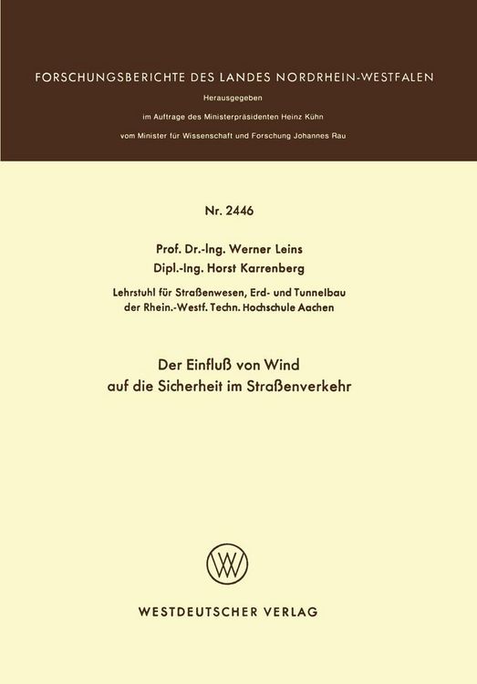Produktbild: Der Einflu&szlig; von Wind auf die Sicherheit im Stra&szlig;enverkehr