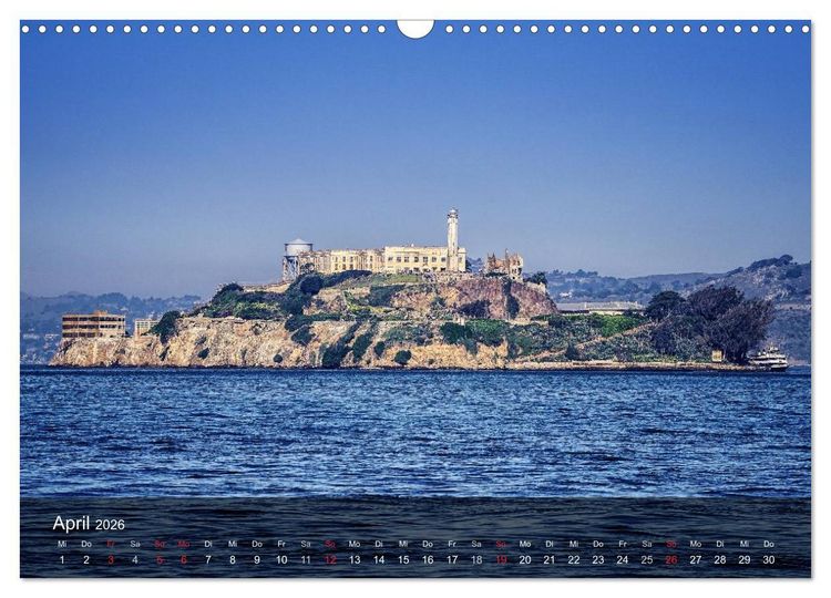 Produktbild: San Francisco Impressionen Tag und Nacht (Wandkalender 2026 DIN A3 quer), CALVENDO Monatskalender