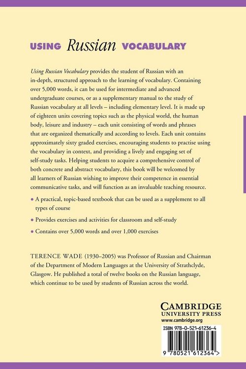 Produktbild: Using Russian Vocabulary