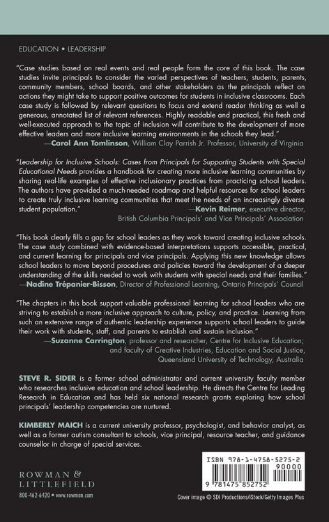 Produktbild: Leadership for Inclusive Schools