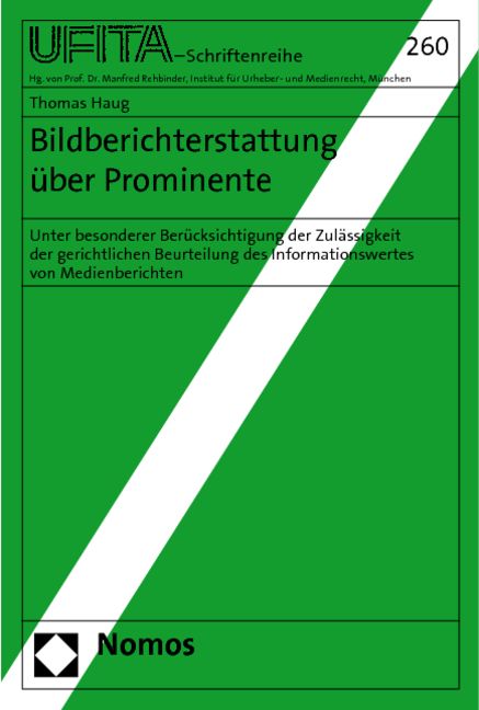 Produktbild: Bildberichterstattung &uuml;ber Prominente