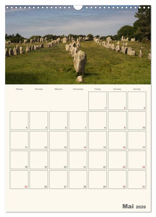 Produktbild: Sommertage in der Bretagne (Wandkalender 2026 DIN A3 hoch), CALVENDO Monatskalender