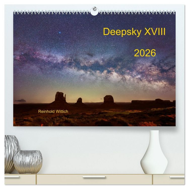 Produktbild: Deepsky XVIII (hochwertiger Premium Wandkalender 2026 DIN A2 quer), Kunstdruck in Hochglanz