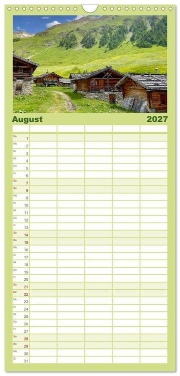 Produktbild: Familienplaner 2027 - S&uuml;dtirol - Traumhafte Berge und Seen im Norden Italiens mit 5 Spalten (Wandkalender, 21 x 45 cm) CALVENDO