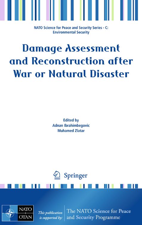 Produktbild: Damage Assessment and Reconstruction after War or Natural Disaster