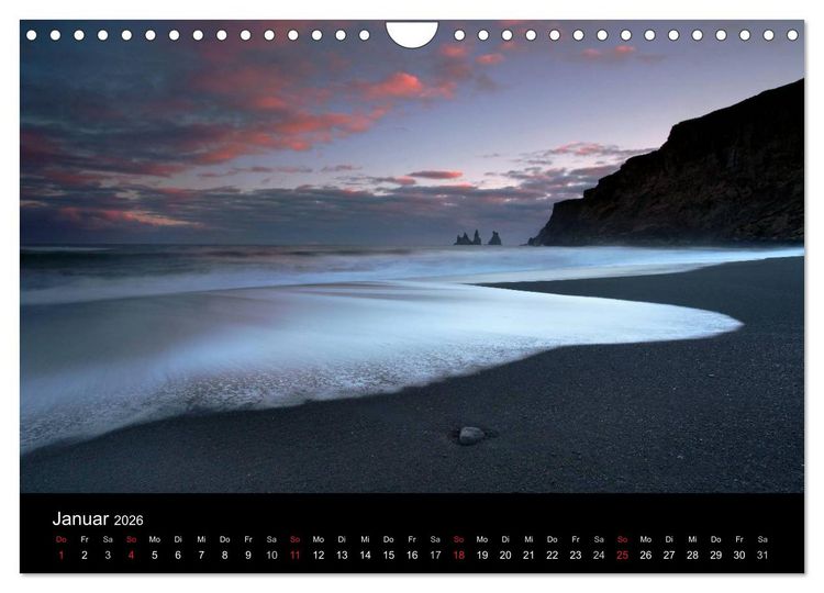 Produktbild: Island - Iceland (Wandkalender 2026 DIN A4 quer), CALVENDO Monatskalender