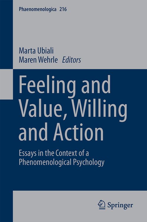 Produktbild: Feeling and Value, Willing and Action
