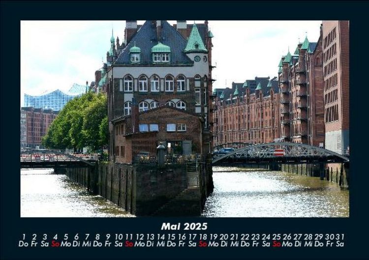Produktbild: Hamburg 2025 Fotokalender DIN A5
