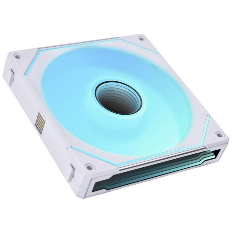 Produktbild: Lian Li Lian Li UNI FAN SL-INF 140 ARGB Reverse Blade PWM L&uuml;fter - 140mm, wei&szlig; PC-Geh&auml;use-L&uuml;fter (B x H x T) 140 x 142 x 25 mm